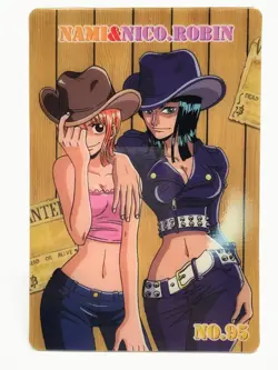 Nami Robin One Piece Plastic Card Bandai Japan Japanese Very Rare No.95 2003 F/S - Image 1