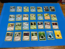 Pokemon TCG 2003 Ruby And Sapphire Pokemon Cards lot of 28 E-Readers 1 Holo + - Image 1