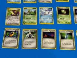 Pokemon TCG 2003 Ruby And Sapphire Pokemon Cards lot of 28 E-Readers 1 Holo + - Image 4