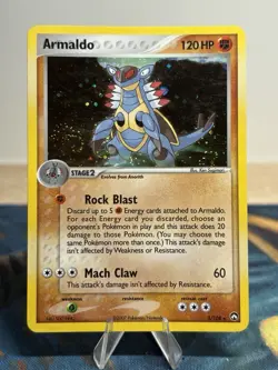 Armaldo 3/108 Ex Power Keepers Holo Rare Pokemon Card SWIRL - Image 1