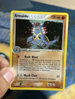 Armaldo 3/108 Ex Power Keepers Holo Rare Pokemon Card SWIRL - Image 3