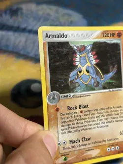 Armaldo 3/108 Ex Power Keepers Holo Rare Pokemon Card SWIRL - Image 4