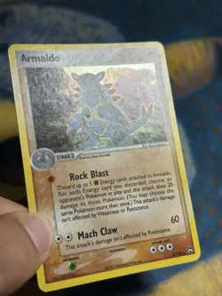 Armaldo 3/108 Ex Power Keepers Holo Rare Pokemon Card SWIRL - Image 5