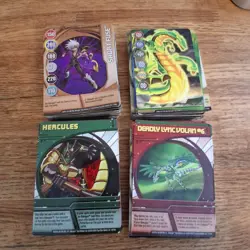 Bakugan Battle Brawlers Lot Of 100 Cards Non-Metal And Magnetic 2007 2008 2009 - Image 1