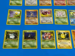Complete Pokemon Jungle Unlimited Uncommon and Common 32 Card Set 33-64 LP- NM - Image 4