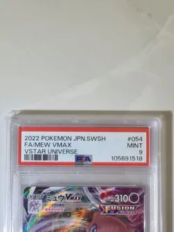 Mew Vmax Vstar Universe Mint PSA 9 Graded Pokemon Card Holo 🔮 Rare TCG Slab - Image 4