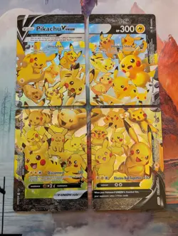 Pikachu V-Union [Set of 4] SWSH: Sword & Shield Promo Cards Holo - Image 1