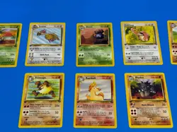 1999 Pokemon TCG Jungle-1st Edition Common & Uncommon Cards-Missing #42 + 47- LP - Image 3