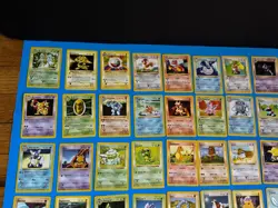 Pokemon BASE SET SHADOWLESS Ed. NEAR COMPLETE Non Holo Cards Lot RARE + *READ - Image 3