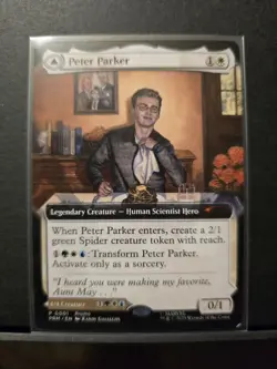 AMAZING SPIDERMAN MTG MAGIC THE GATHERING NYCC PROMO CARD PETER PARKER 2025 - Image 2