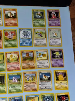 Near Complete 1999 Pokemon Base Set - 74 Cards Rare, Uncommon & Common - Image 5