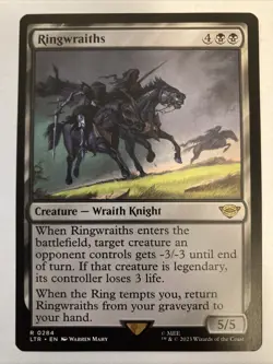 MTG Ringwraiths The Lord of the Rings: Tales of Middle-earth 0284 NM Rare - Image 1