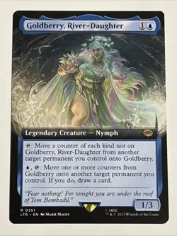 MTG Lord of the Rings Goldberry, River-Daughter Extended Art 0351 NM Rare - Image 1