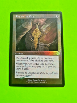 MTG The Brothers' War ( Key to the City ) FOIL Retro Frame 27 - Image 1