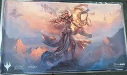 Serra the Benevolent Playmat Magali Villeneuve Playmat Collection 433/800 signe - Image 1