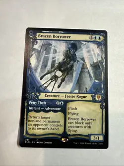 MTG BRAZEN BORROWER Showcase! Throne of Eldraine Mythic Rare NM! - Image 1