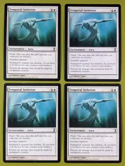 Temporal Isolation x4 Time Spiral 4x Playset Magic the Gathering MTG - Image 1