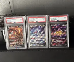 Pokemon Crown Zenith - Suicune V GG38, Entei V GG36, Raikou V GG41 - PSA 9 - Image 1