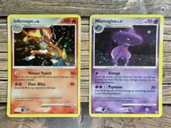 Pokemon Diamond And Pearl Lot x8 *LP-MP HOLO BLEED Mismagius Infernape Snorlax - Image 3