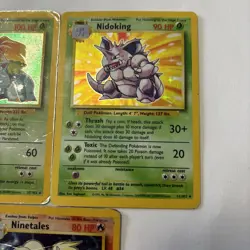 Vintage Pokemon Holo Card Lot Base Set 1999 WOTC Rare Damaged 90s Venusaur - Image 3