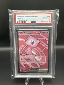 2023 Pokemon Scarlet&Violet 151 Mew Ex Ultra Rare #193 PSA 10 Gem Mint 💎 - Image 1
