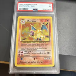 1999 Pokemon TCG Charizard Base Set Holo Rare PSA 7 - Image 1