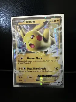 Pokemon Pikachu TCG Holo Promo Black Star EX XY XY174 - Image 1