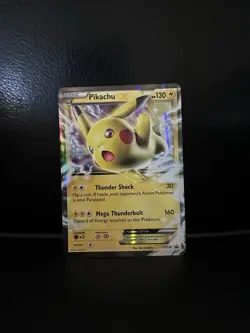 Pokemon Pikachu TCG Holo Promo Black Star EX XY XY174 - Image 2
