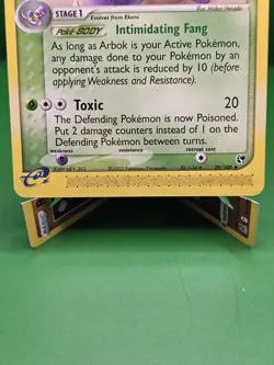 Pokemon EX Sandstorm Arbok 29/100 LP & psyduck 73/100 LP - Image 3