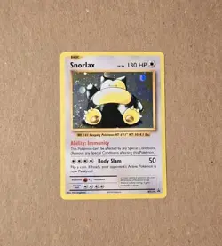 Pokemon Snorlax XY179 Evolutions Cosmos Holo Black Star Promo MP - Image 1