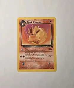 Pokemon TCG Dark Jolteon, Dark Flareon, Dark Vaporeon & Eevee Team Rocket LP - Image 2
