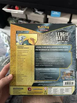 Pokemon Reshiram Charizard GX League Battle Deck Sealed New - Image 2