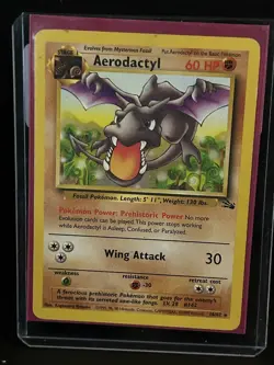 Aerodactyl - 16/62 - Rare - Unlimited Edition Fossil Pokemon Moderately Played, - Image 1