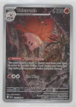 Volcarona Illustration Rare Pokemon Black Bolt BLKEN #100 - Image 1