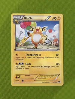 Pokemon TCG Raichu Next Destinies 40/99 Regular Uncommon - Image 1