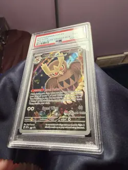2024 POKEMON STELLAR CROWN POKEMON CENTER ETB PROMO SVP EN #141 NOCTOWL PSA 10 - Image 3