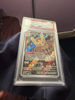 2024 POKEMON STELLAR CROWN POKEMON CENTER ETB PROMO SVP EN #141 NOCTOWL PSA 10 - Image 4