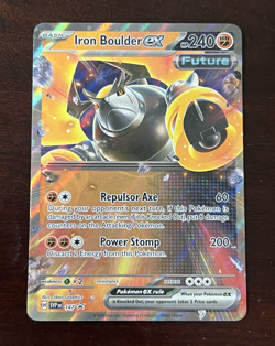 Iron Boulder EX - 147 - Black Star Promo Holo, Pokemon Scarlet and Violet (NM) - Image 1