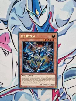 Ice Ryzeal 1st Edition Prismatic Secret Rare MP25 Yugioh Card - Image 1