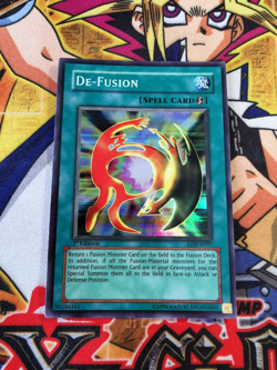 De-Fusion lon-e097 1st Edition (HP) Super Rare Yu-Gi-Oh! - Image 1