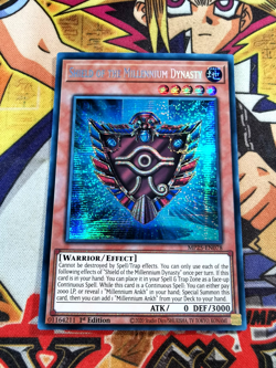 Shield of Millennium Dynasty mp25-en078 1st (NEW) Prismatic-Secret Rare Yu-Gi-Oh - Image 1