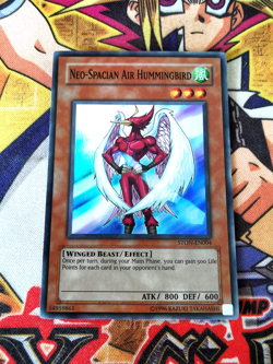 Neo-Space Air Hummingbird ston-en004 Unltd Ed (NM+) Super Rare Yu-Gi-Oh! - Image 1