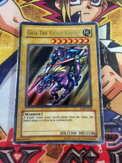 Gaia The Fierce Knight lob-e004 Unltd Ed (HP) Ultra Rare Yu-Gi-Oh! - Image 1