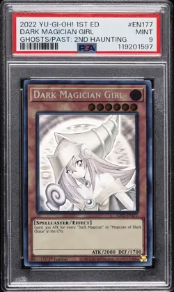 2022 1ST ED #EN177 DARK MAGICIAN GIRL PSA 9 - Image 1