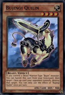 Bujingi Quilin 1st Ed Super JOTL-EN017 Yu-Gi-Oh! - Image 1