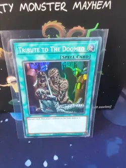 Tribute To The Doomed Yu-Gi-Oh! Super Rare Unl Ed 25th Ann Print MRD-EN057 - Image 1