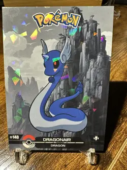 2025 Pokemon Crystal Card Collection Black Dark Edition #148 Dragonair Holo - Image 4