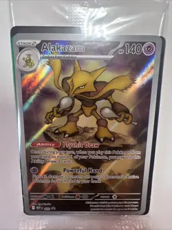 Alakazam 009- Mega Evolutions SEALED Promo Pokemon Card Sealed - Near Mint - Image 2