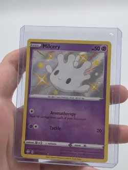 Milcery SV057/SV122 - Pokemon TCG Shining Fates Sword Shield Shiny Rare Card NM - Image 1