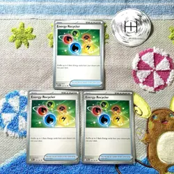 Pokemon TCG Cards Lot Energy Recycler Trainer Item 164/182 Card Lot Set Of 3 - Image 1